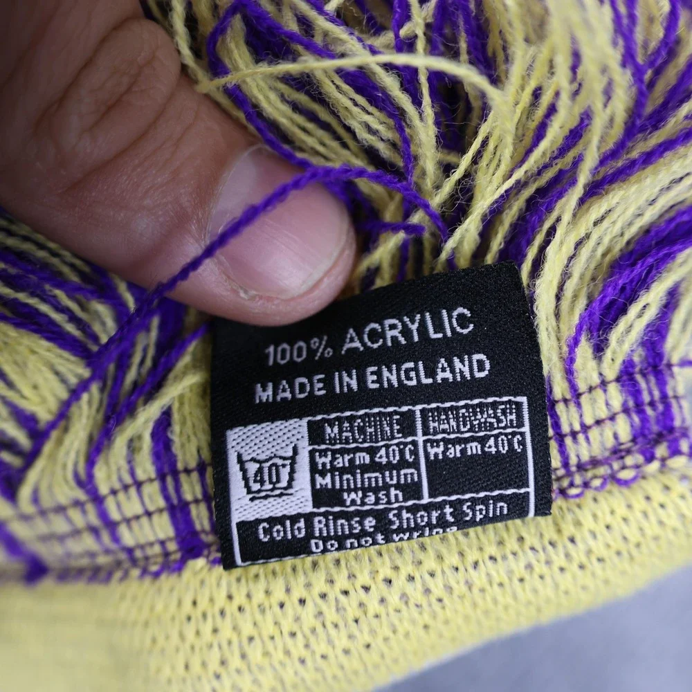 Orlando‎ City SC Scarf Mens One Size Purple Yellow MLS Soccer Made in England